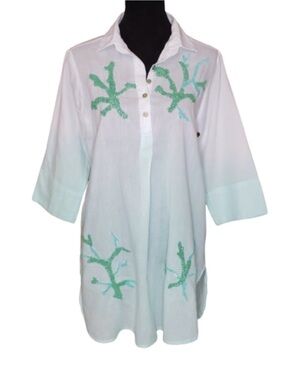 Antica Sartoria Beaded Beach Cover-up